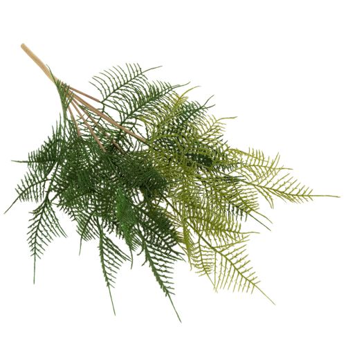 Keinotekoinen saniaisen oksakoriste, vihreä, elävän näköinen, 56 cm | Floristik24.fi