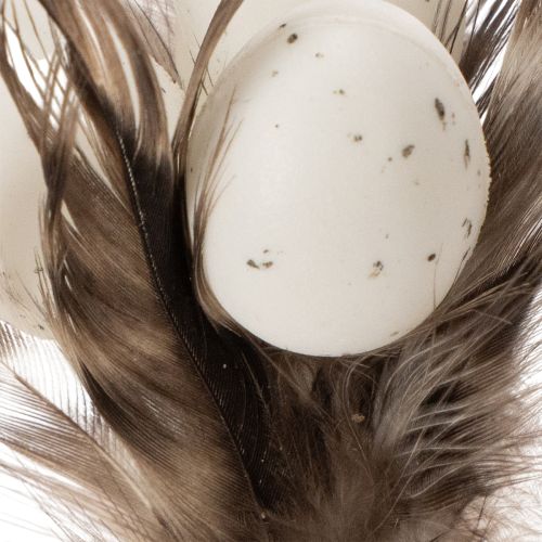 kohteita Höyhenen oksan koristekepit luonnonhöyhenillä, pääsiäiskoristeet tyylikkäisiin asetelmiin, 37 cm, 12 kpl