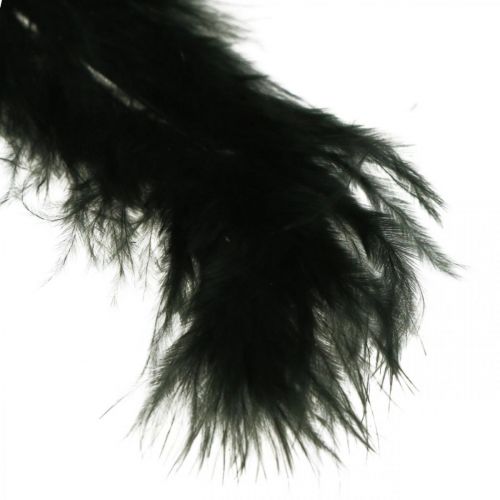 kohteita Feathers Black Aidot lintujen höyhenet askarteluun Kevätkoristeita 20g