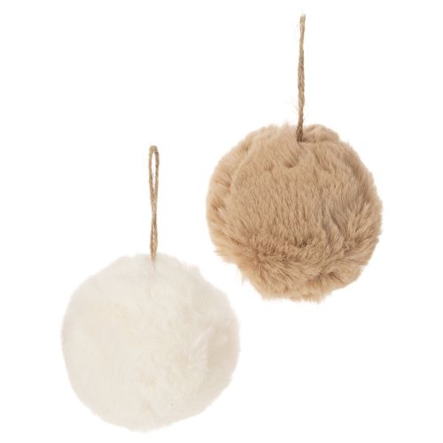 Koristeellinen pom-pom-pallokoriste joulukuuseen, 10 cm