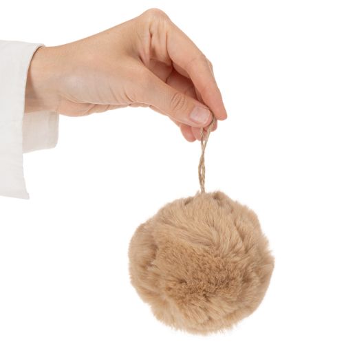 Koristeellinen pom-pom-pallokoriste joulukuuseen, 10 cm | Floristik24.fi