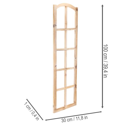 Puinen ikkunankarmi seinäkoristeeksi 100 cm | Floristik24.fi