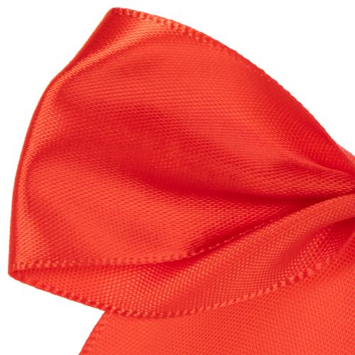 Koristeellinen punainen rusetti, valmiiksi sidottu askartelua ja pakkausta varten, 11 cm, 25 kpl | Floristik24.fi