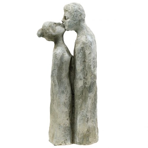 Floristik24 Koristeellinen hahmo suuteleva pari valettu kivi 40cm