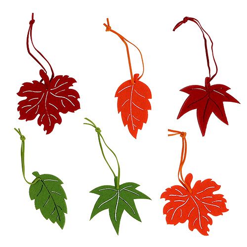 Floristik24 Huopalevyt moniväristen 7,5-8 cm 24kpl ripustamiseen