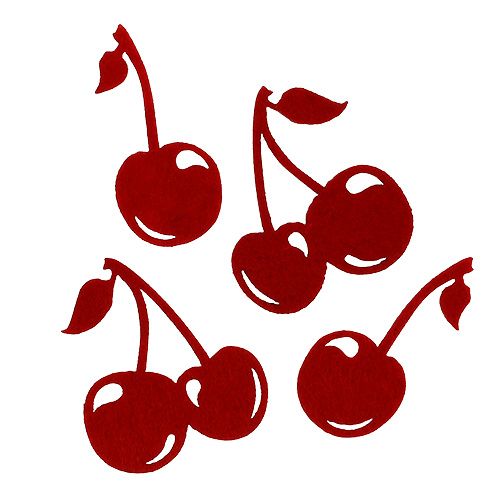 Floristik24 Huopakirsikat Punainen 32kpl