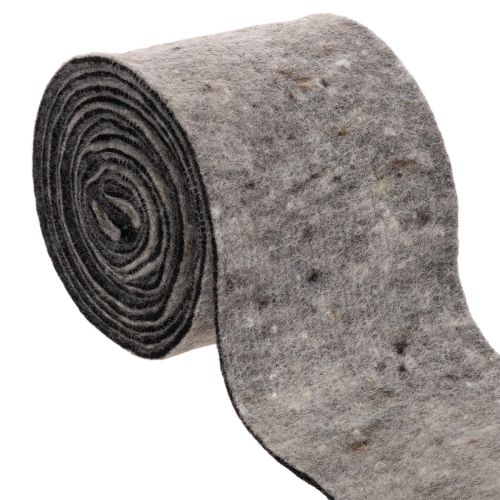 Kaksivärinen villahuopa-ruukun sarana, harmaa/musta, 15 cm x 5 m ostaa | Floristik24.fi