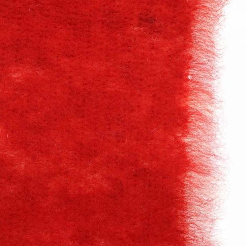 Huopanauha Deco kaksisävyinen punainen, valkoinen ruukkunauha joulu 15cm×4m