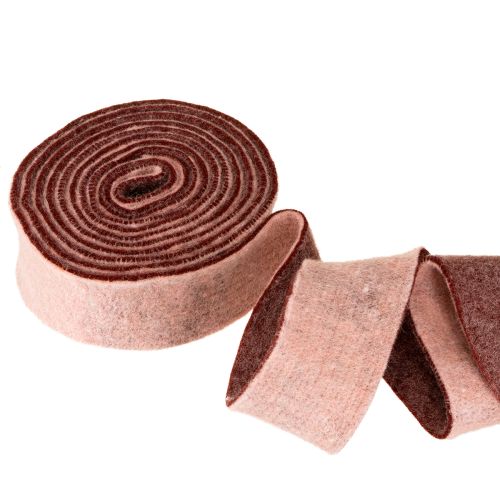 kohteita Huopanauha kaksivärinen ruukkunauha villahuopanauha pinkki punainen 7,5 cm 5 m