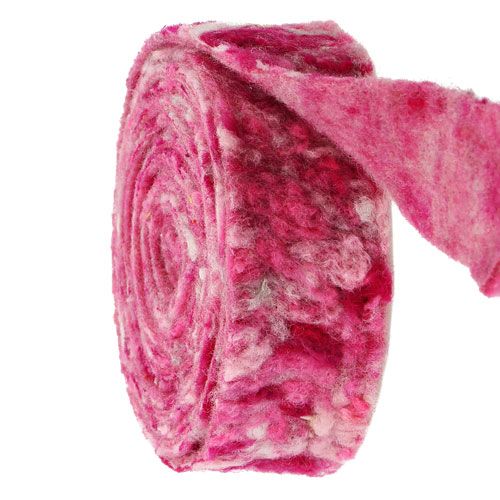 Floristik24 Huopanauha iloinen vaaleanpunainen 7,5 cm 5m