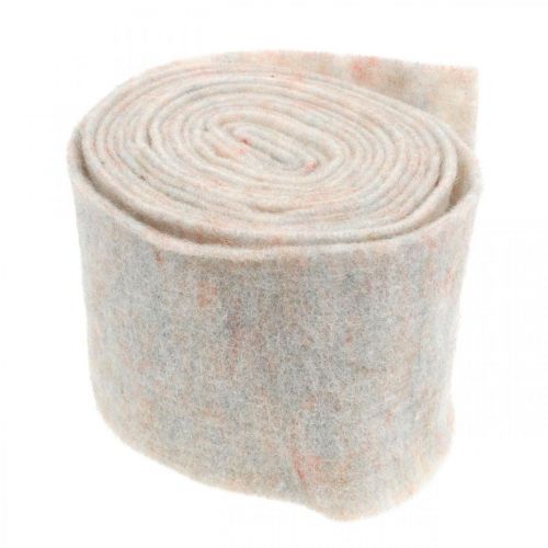 Floristik24 Huopateippi, ruukkuteippi, villahuopa kermanvalkoinen, sateenkaaren värit 15cm 5m