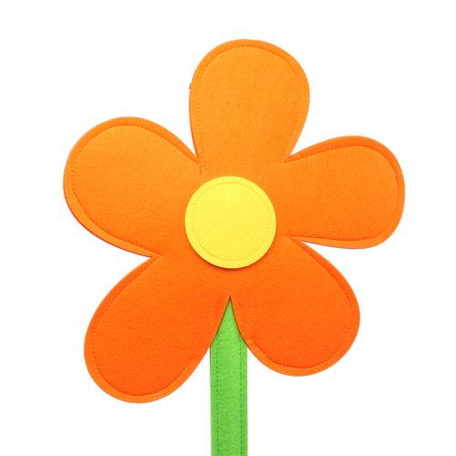 Huopa kukka oranssi 87cm