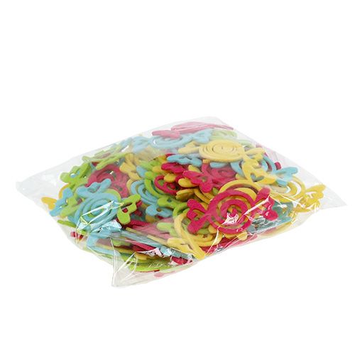 Floristik24 Huopakarkit Candy -valikoima värejä 5,5 cm 100p