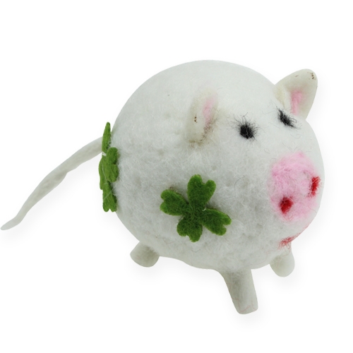 Floristik24 Lucky pig huopa 7cm 3kpl
