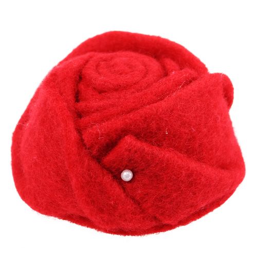 Floristik24 Huovan ruusunpunainen Ø8cm K4cm 6kpl
