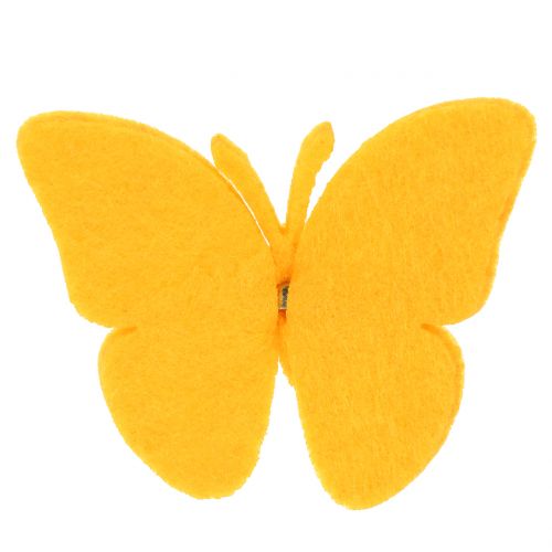 Floristik24 Huopaperhoset kiinnikkeellä 7cm 24kpl