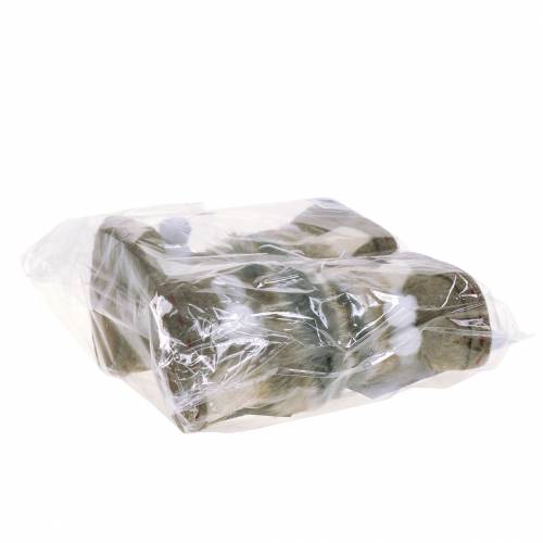 Floristik24 Joulukuusikoristeet pari huopakenkä turkista 10cm x 8cm 2kpl