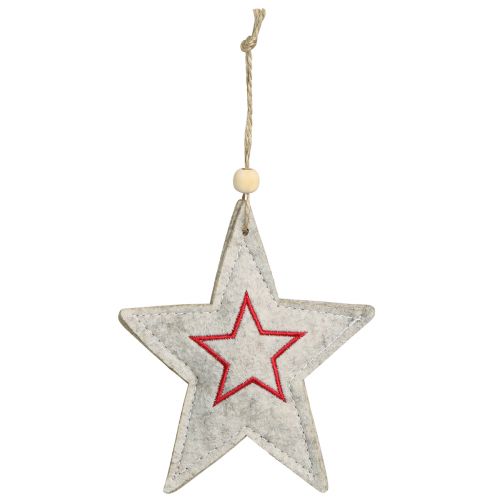 kohteita Huopatähdet ripustustähdille Joulukuusikoristeet beige 13cm 6 kpl
