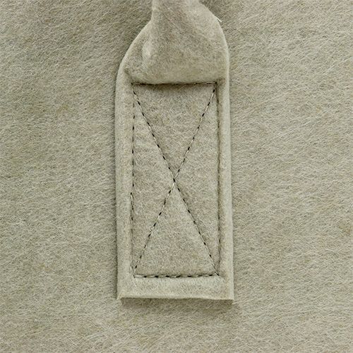 Floristik24 Huopapussi 39x25x22cm kerma