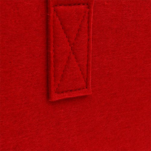 Floristik24 Huopalaukku 39x25x22cm punainen