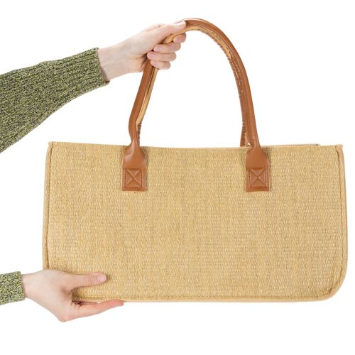 Huopakassi raffiajäljitelmää 50cm x 25cm x 25cm | Floristik24.fi