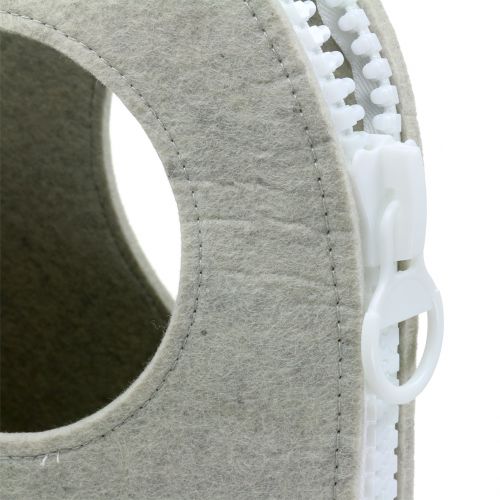 Floristik24 Huopalaukku Harmaa K58cm