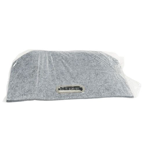 Floristik24 Harmaa huopakassi 48cm x 30cm x 20cm