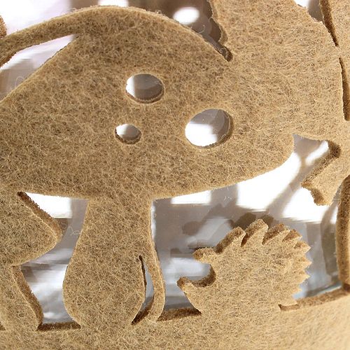 Floristik24 Huoparuukku syyshuopakoristelu istutuskone huopa beige 2kpl