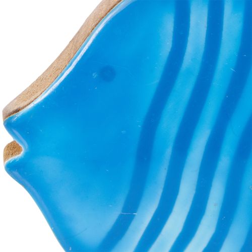 kohteita Puinen kalahahmo, merellinen koriste, käsintehty pöytäkoriste olohuoneeseen, 22 cm