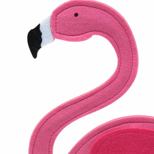 Floristik24 Kesäkoristelu flamingo seisova huopa pinkki 28 × K58cm