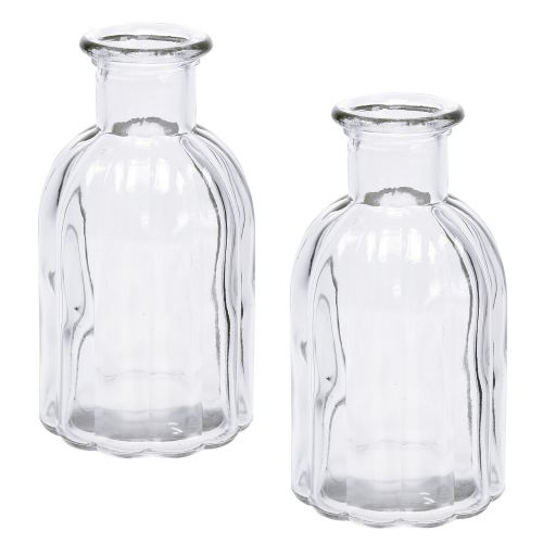 Floristik24 Pullomaljakko pieni Ø5,5cm K10,5cm kirkas 6 kpl