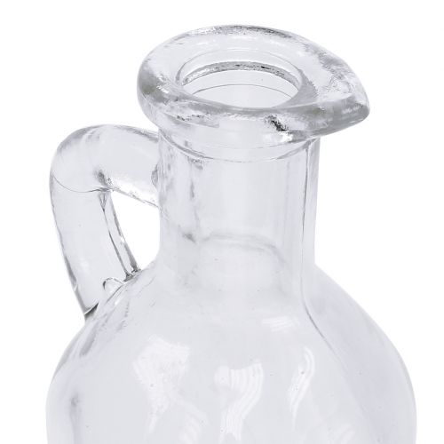 Floristik24 Pullo, jossa kädensija kirkas Ø5.5cm H11cm 6kpl