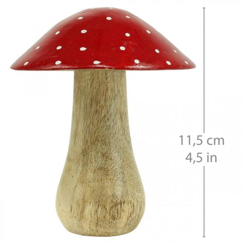 Floristik24 Perhohelta deco puinen sieni syksyn koristepuu 11,5×Ø10cm