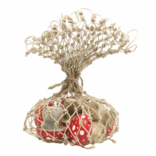 Floristik24 Koristeelliset myrkkytuolit puu Ø4.6–5cm K4.6–4.9cm 6kpl