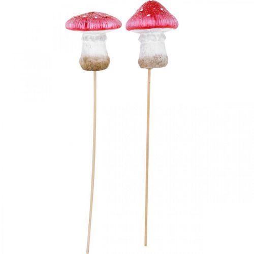 Floristik24 Toadstools koristetulppa syksyn kukkatulppa lajiteltu H6/7cm 6kpl 6kpl