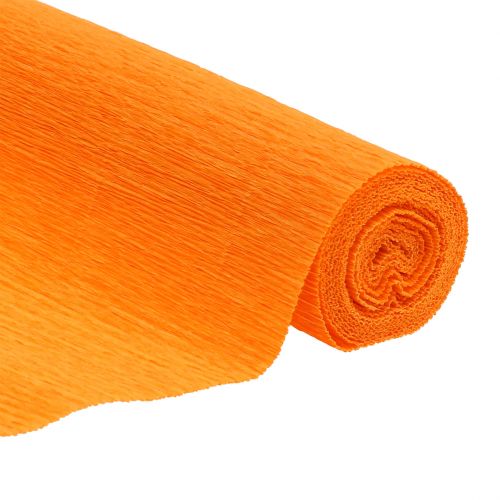 Kukkakaupan kreppipaperi vaalean oranssi 50x250cm