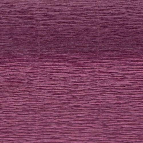 Kukkaisaiheinen kreppipaperi koristeluun, violetti, 50x250cm | Floristik24.fi