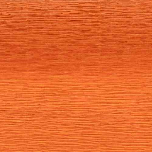 Kukkaistyylinen kreppipaperi, oranssi rulla, 50x250cm | Floristik24.fi