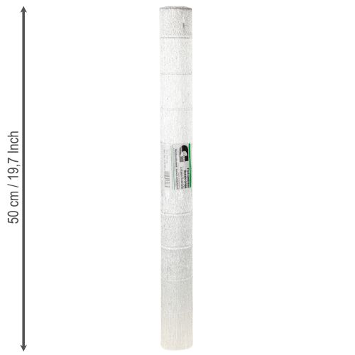 kohteita Kukkaistyylin kreppipaperi hopea 50x250cm