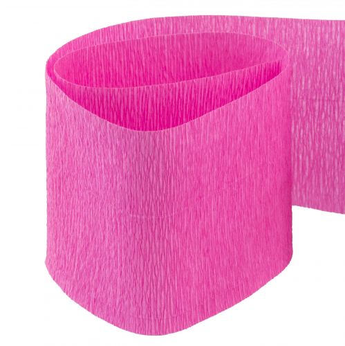 kohteita Kukkakreppi pinkki W10cm neliöpaino 128g/nm L250cm 2kpl