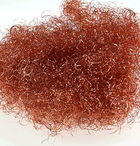 kohteita Flower Hair Tinsel Copper 50g