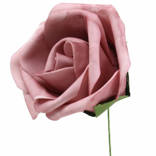 Floristik24 Foam Rose Old Pink Ø15cm 4 kpl