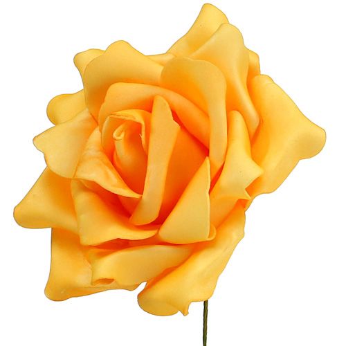 kohteita Foam Rose Ø15cm Keltainen 4 kpl