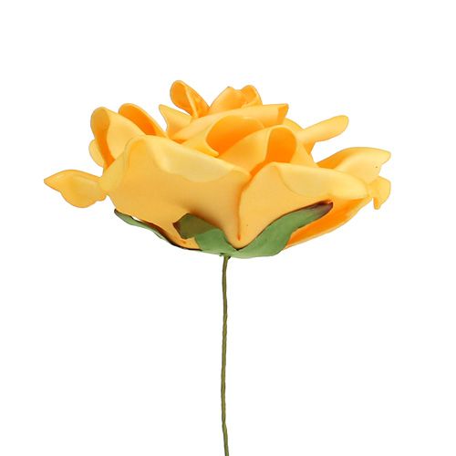 kohteita Foam Rose Ø15cm Keltainen 4 kpl