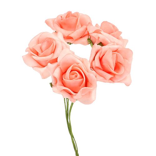 Foam Rose Ø4,5cm Lohi 36p