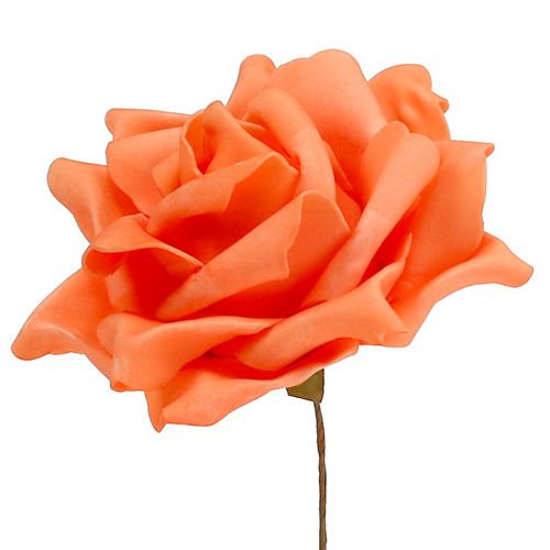 Floristik24 Vaahto ruusut oranssit Ø15cm 4kpl