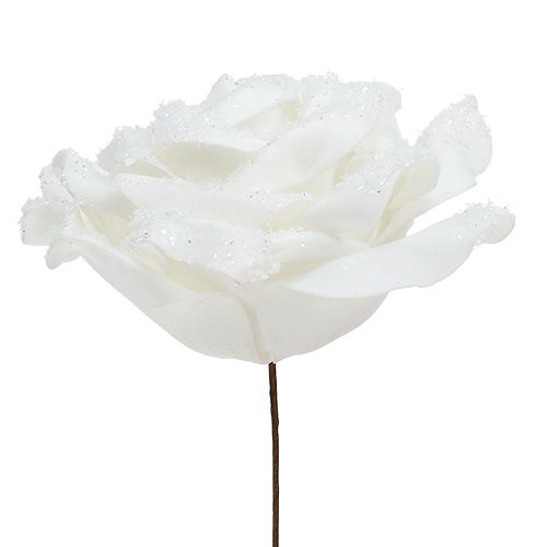 kohteita Vaahto ruusunvalkoinen Ø10cm lumisateita 6kpl
