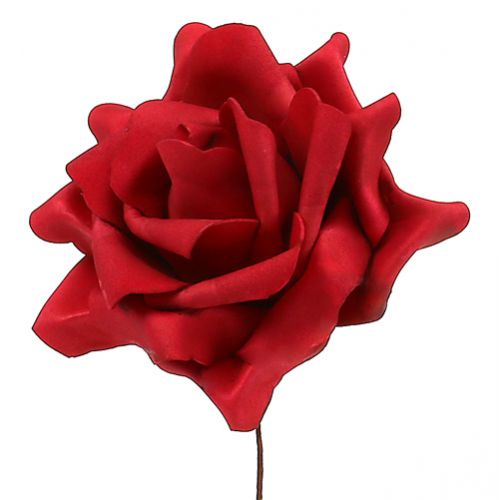 Floristik24 Vaahto ruusu vaahto ruusunpunainen Ø15cm 4kpl