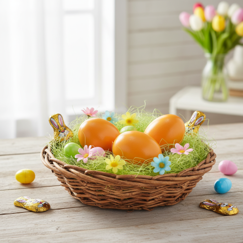 kohteita Pääsiäismunat, aidot kananmunat, täydelliset luoviin tee-se-itse-askarteluun ja pääsiäisaskarteluun, 5 cm, 10 kpl