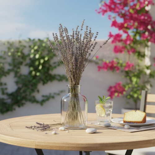 kohteita Kuivattua laventelia, tuoksuvia kuivattuja kukkia, 35-40 cm, 100 g